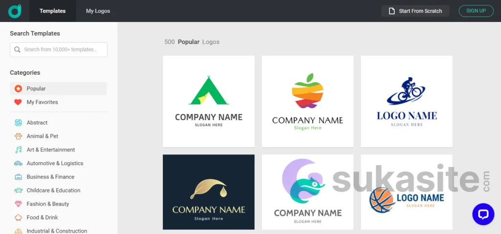 Aplikasi Pembuat Logo Online DesignEvo