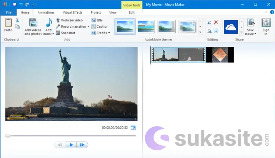 Aplikasi Kompres Video PC/Laptop Windows Movie Maker